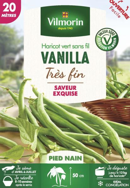 Légumes Secs - Haricot Nain Vert Vanilla - 20 m - PACKAGING_RECTO